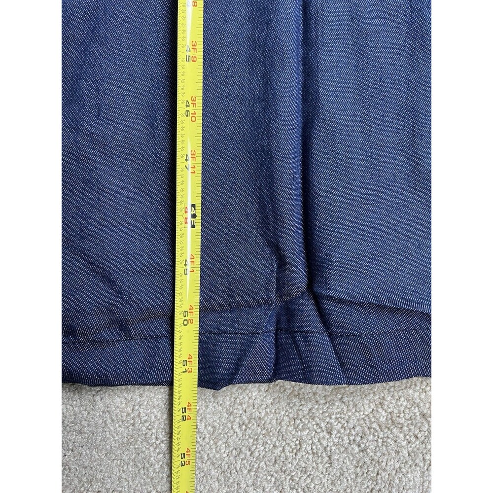 NWT Vonda‎ Women’s Size XL Maxi Dress Denim Blue Boho Beach Party - Picture 11 of 14